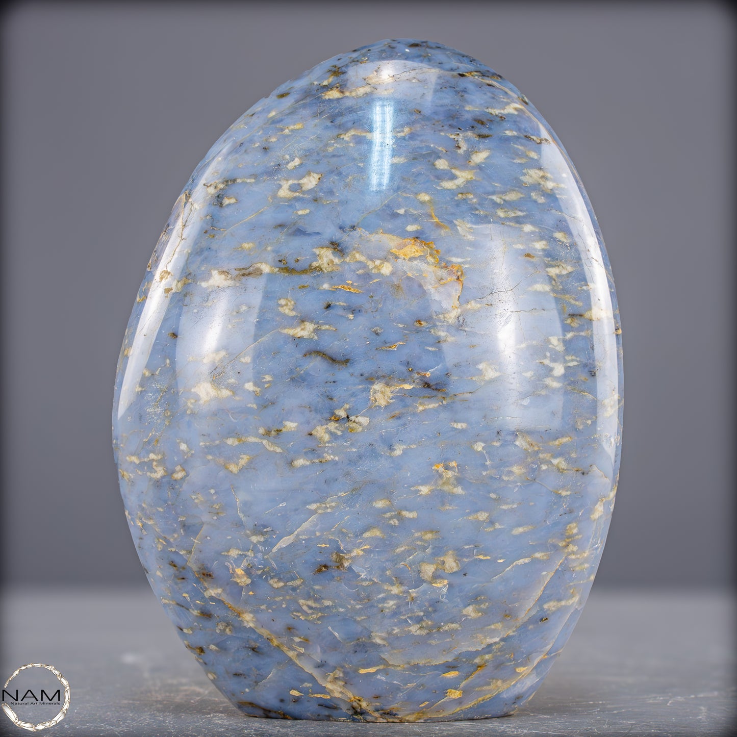 Natürliche Blaue Quarz Freiform aus Brasilien - 1170,05g