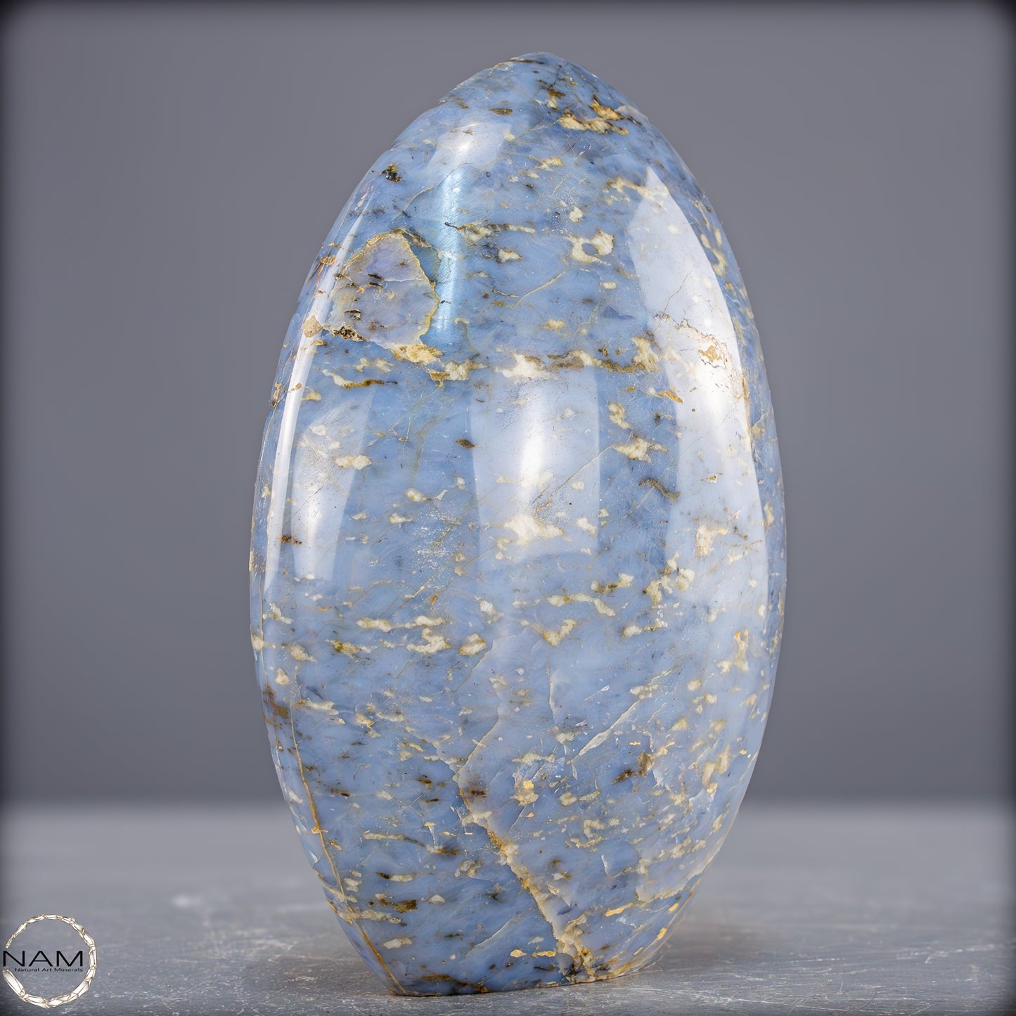 Natürliche Blaue Quarz Freiform aus Brasilien - 1170,05g