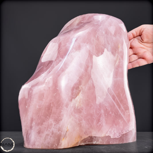 Natürliche Rosenquarz-Kristall Freiform aus Brasilien - 18664,10 g