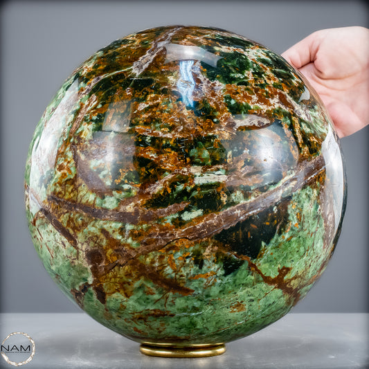 Große Natürliche Chrysopras Kugel - 16800,12g