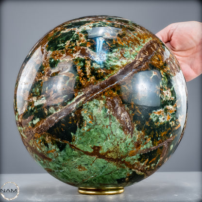 Große Natürliche Chrysopras Kugel - 16800,12g