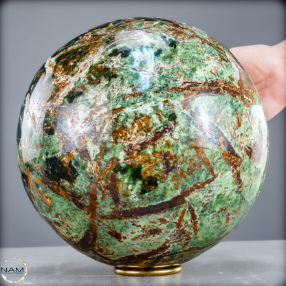 Große Natürliche Chrysopras Kugel - 16800,12g