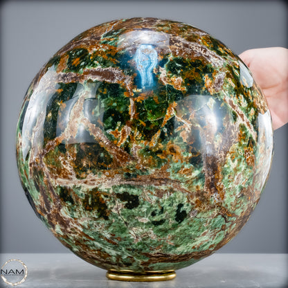 Große Natürliche Chrysopras Kugel - 16800,12g