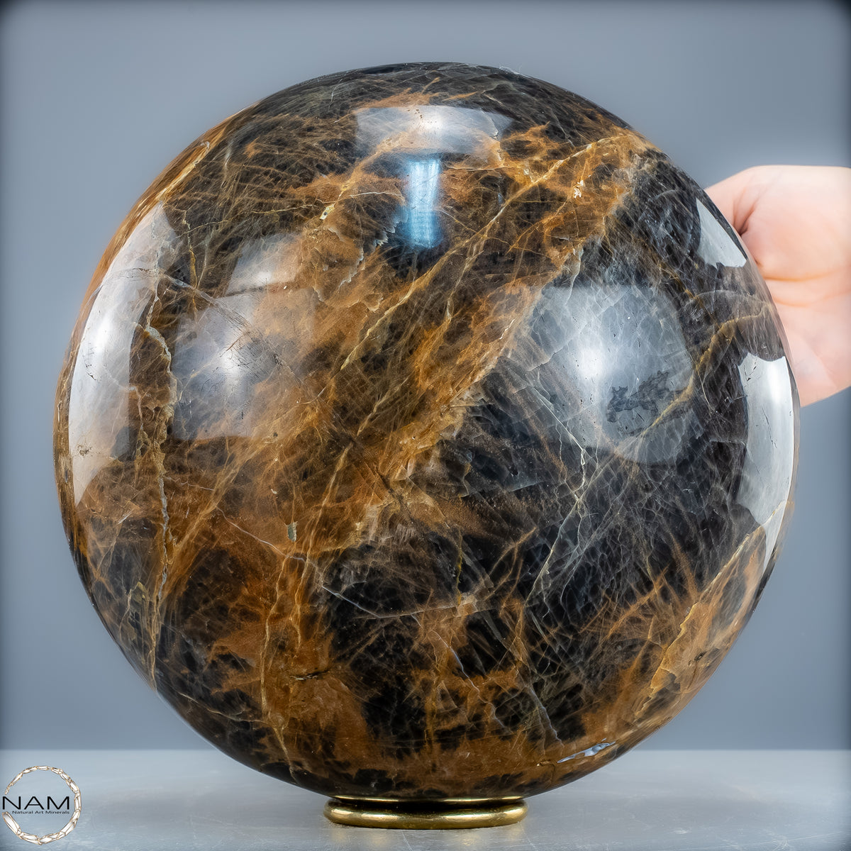 Natürliche Funkelnde Mondstein Kristall-Kugel - 16519,12g