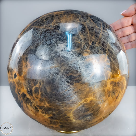 Natürliche Funkelnde Mondstein Kristall-Kugel - 16519,12g