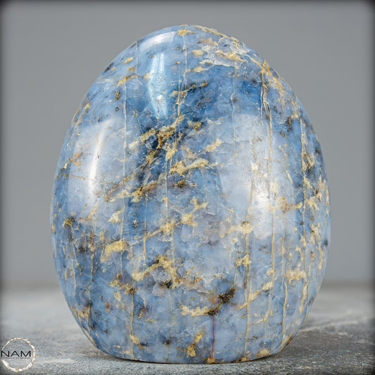 Natürliche Blaue Quarz Freiform aus Brasilien - 990,39g