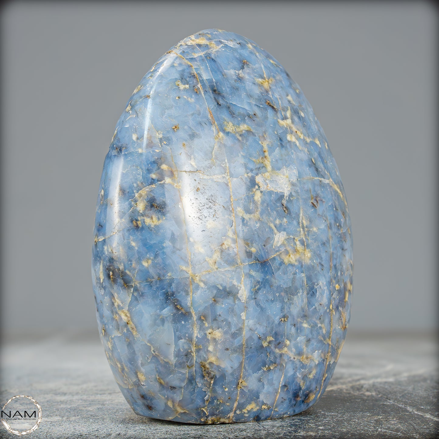 Natürliche Blaue Quarz Freiform aus Brasilien - 990,39g