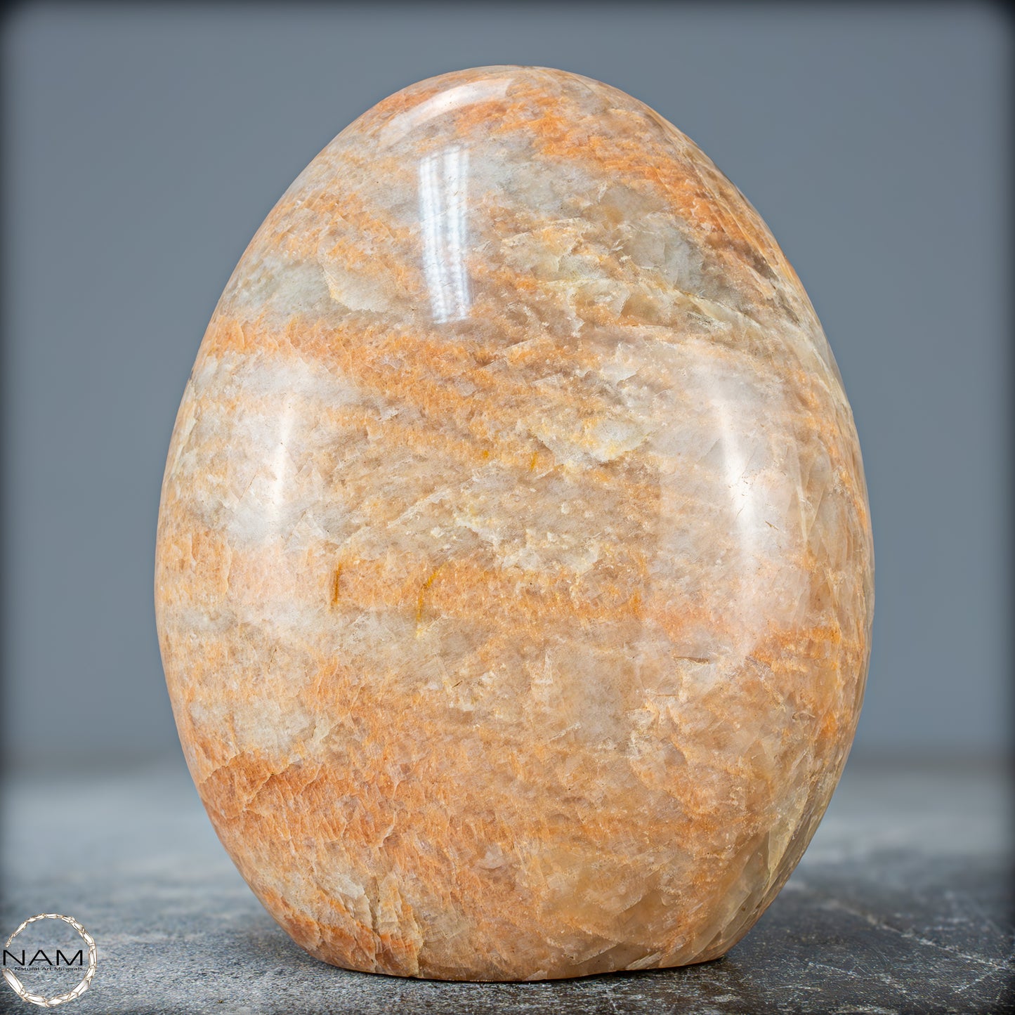 Natürliche Pfirsich-Mondstein Freiform - 1269,88g