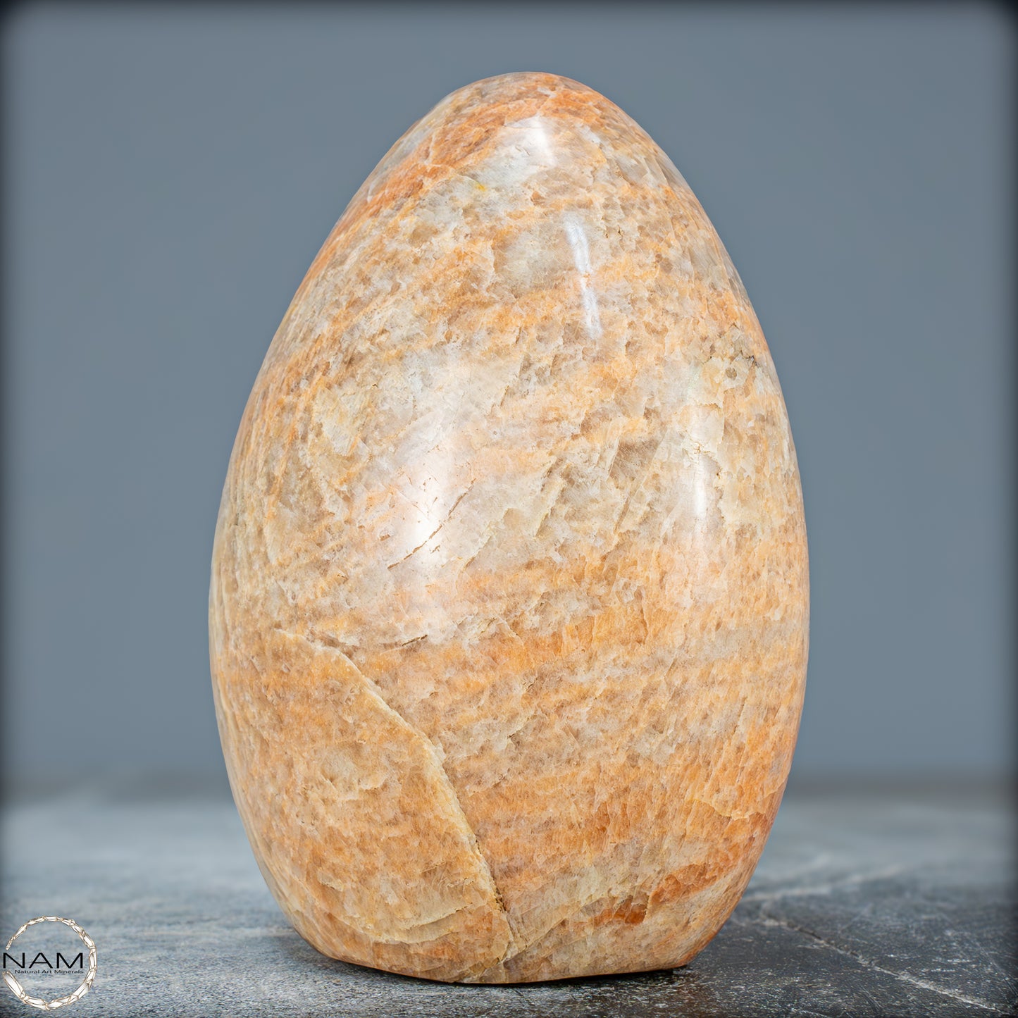 Natürliche Pfirsich-Mondstein Freiform - 1269,88g