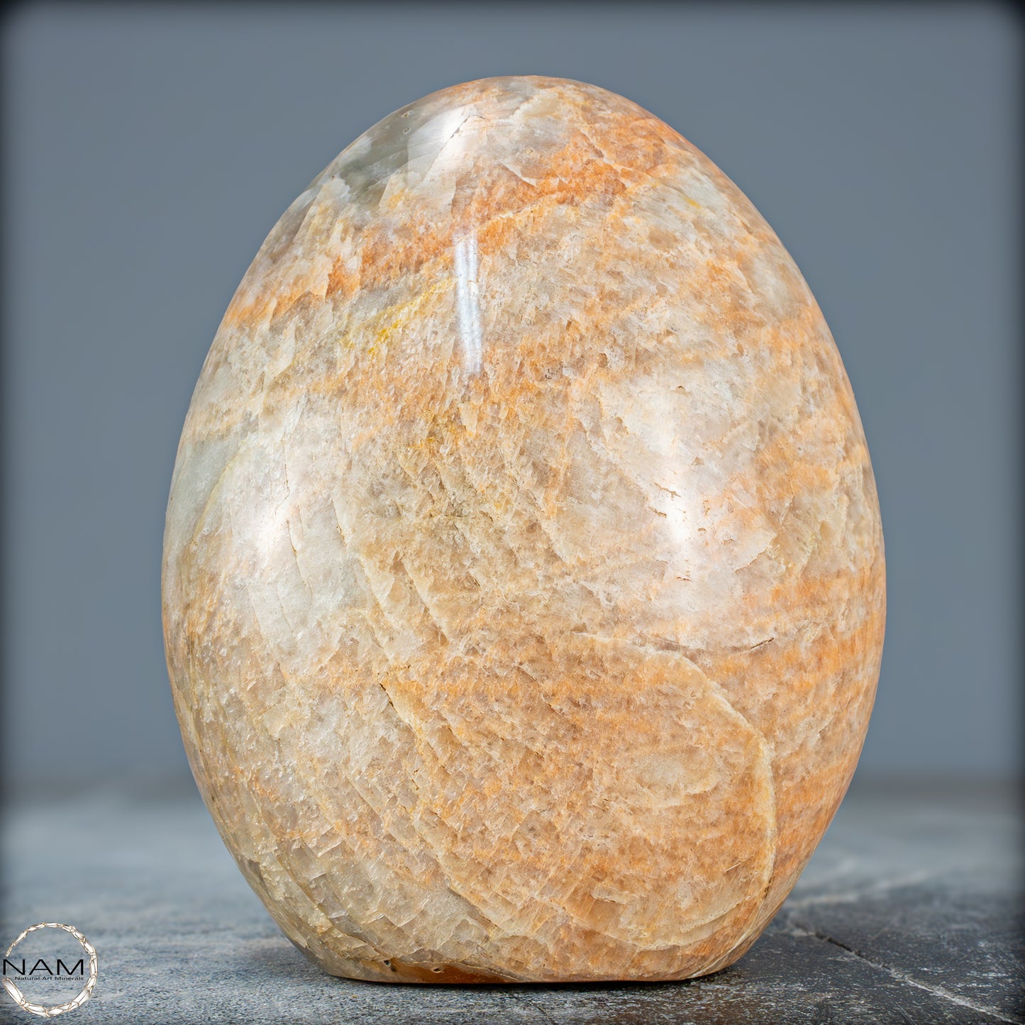 Natürliche Pfirsich-Mondstein Freiform - 1269,88g