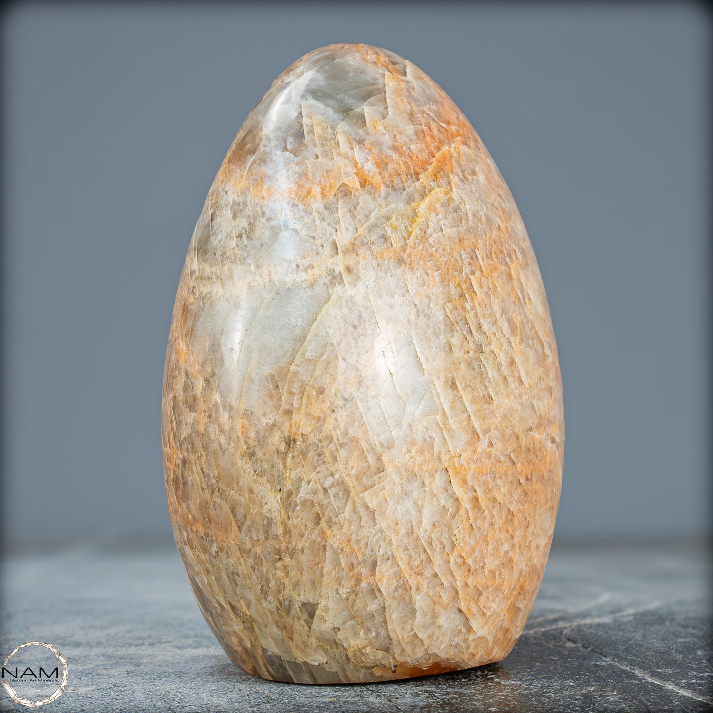 Natürliche Pfirsich-Mondstein Freiform - 1269,88g