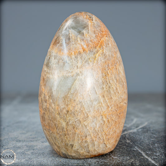 Natürliche Pfirsich-Mondstein Freiform - 1269,88g