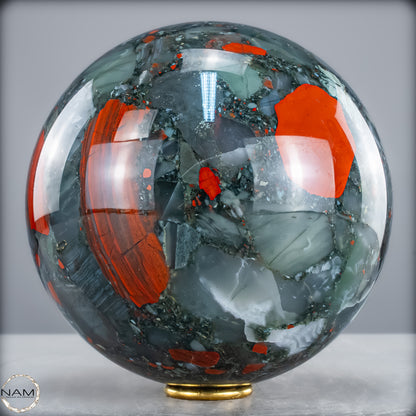Natürliche Drachenblut-Jaspis Kugel aus Afrika - 6975,14g