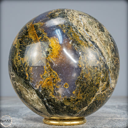 Natürliche Opal-Kristall Kugel aus Indonesien, selten - 1405,17g