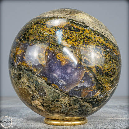Natürliche Opal-Kristall Kugel aus Indonesien, selten - 1405,17g