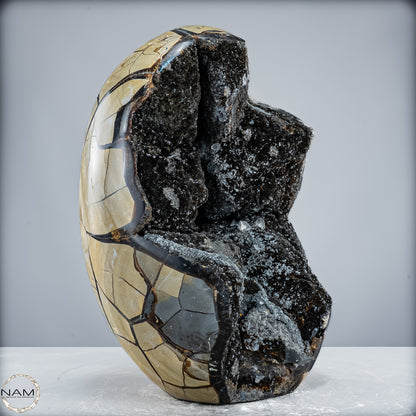 Natürliche Septarien Druse mit Calzit Kristallen, Spitzenqualität - 12487,32g