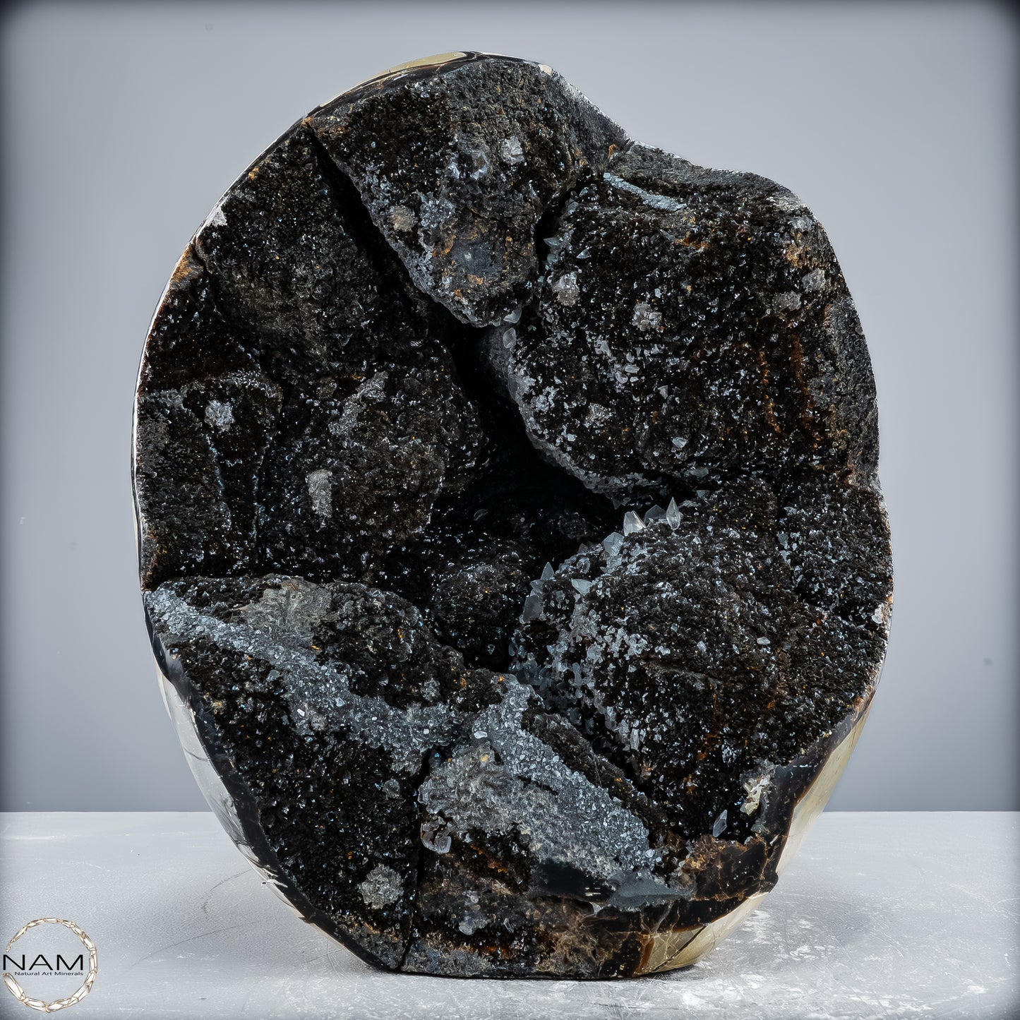 Natürliche Septarien Druse mit Calzit Kristallen, Spitzenqualität - 12487,32g