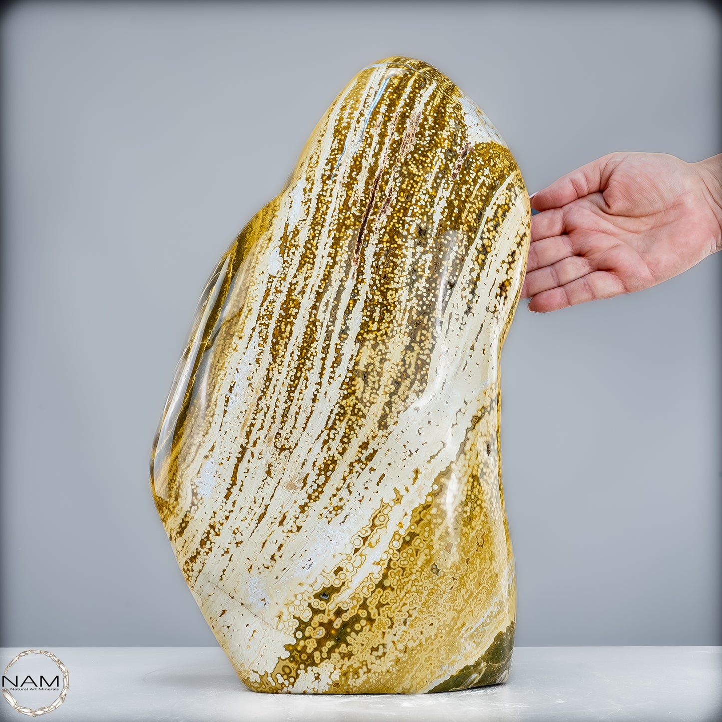 Natürliche Gebänderte Ocean Achat Kristall-Freiform - 19100,43g