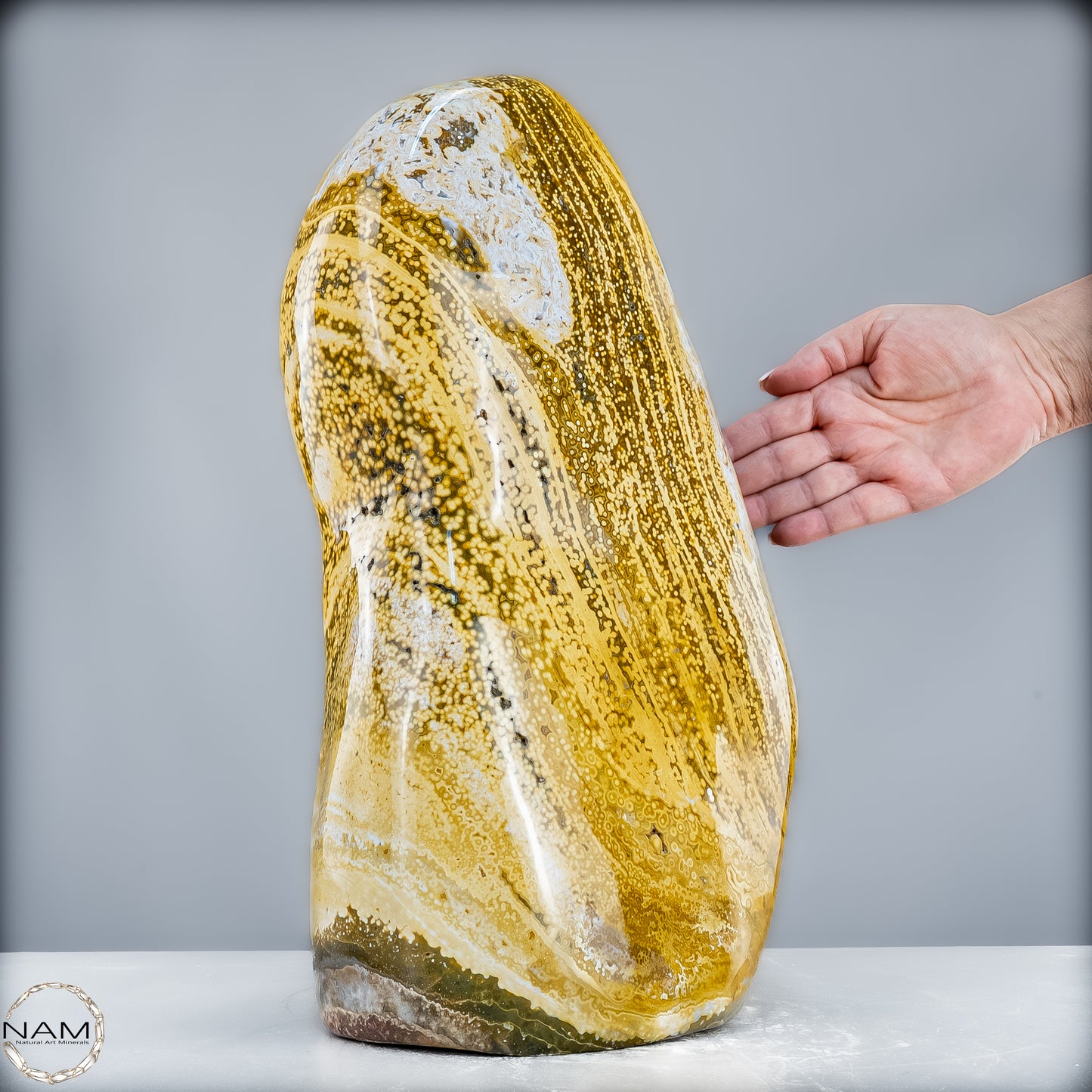 Natürliche Gebänderte Ocean Achat Kristall-Freiform - 19100,43g