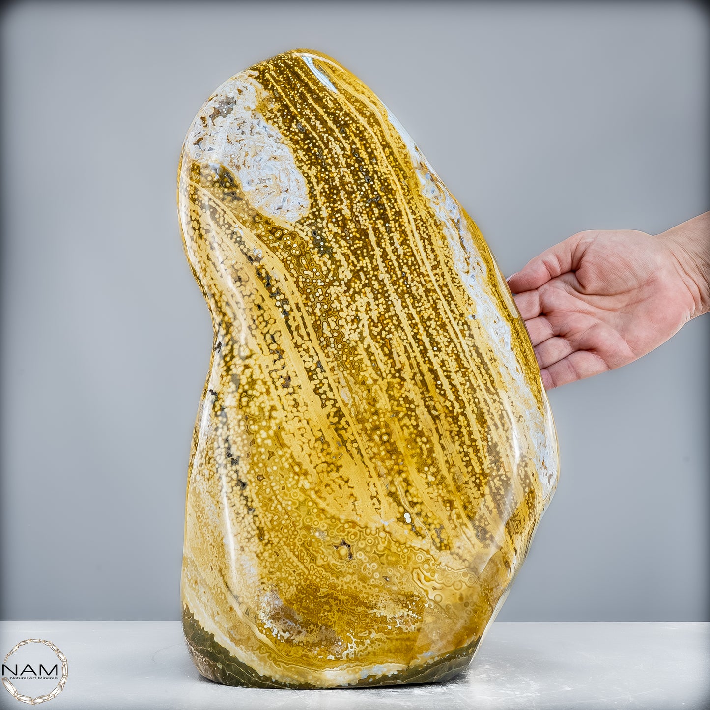 Natürliche Gebänderte Ocean Achat Kristall-Freiform - 19100,43g