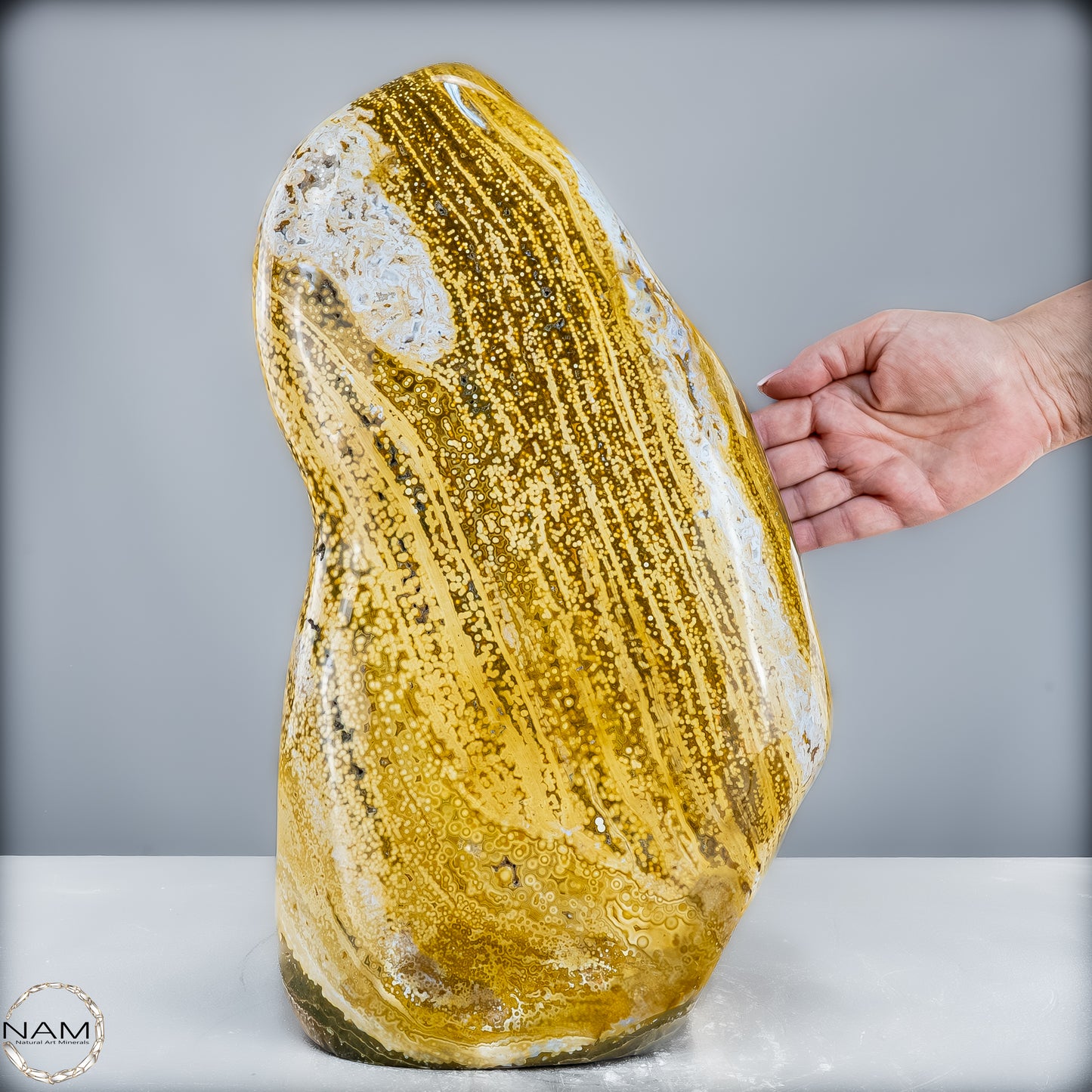 Natürliche Gebänderte Ocean Achat Kristall-Freiform - 19100,43g