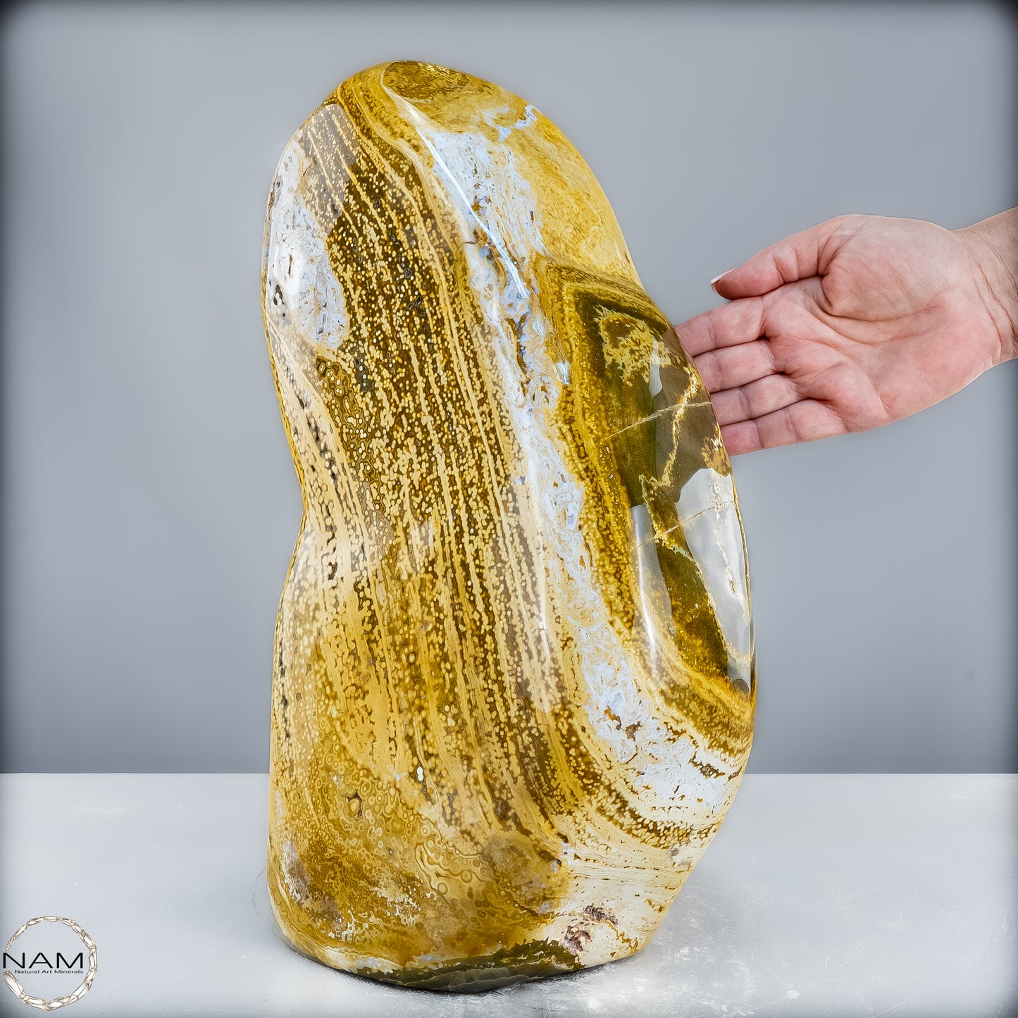 Natürliche Gebänderte Ocean Achat Kristall-Freiform - 19100,43g