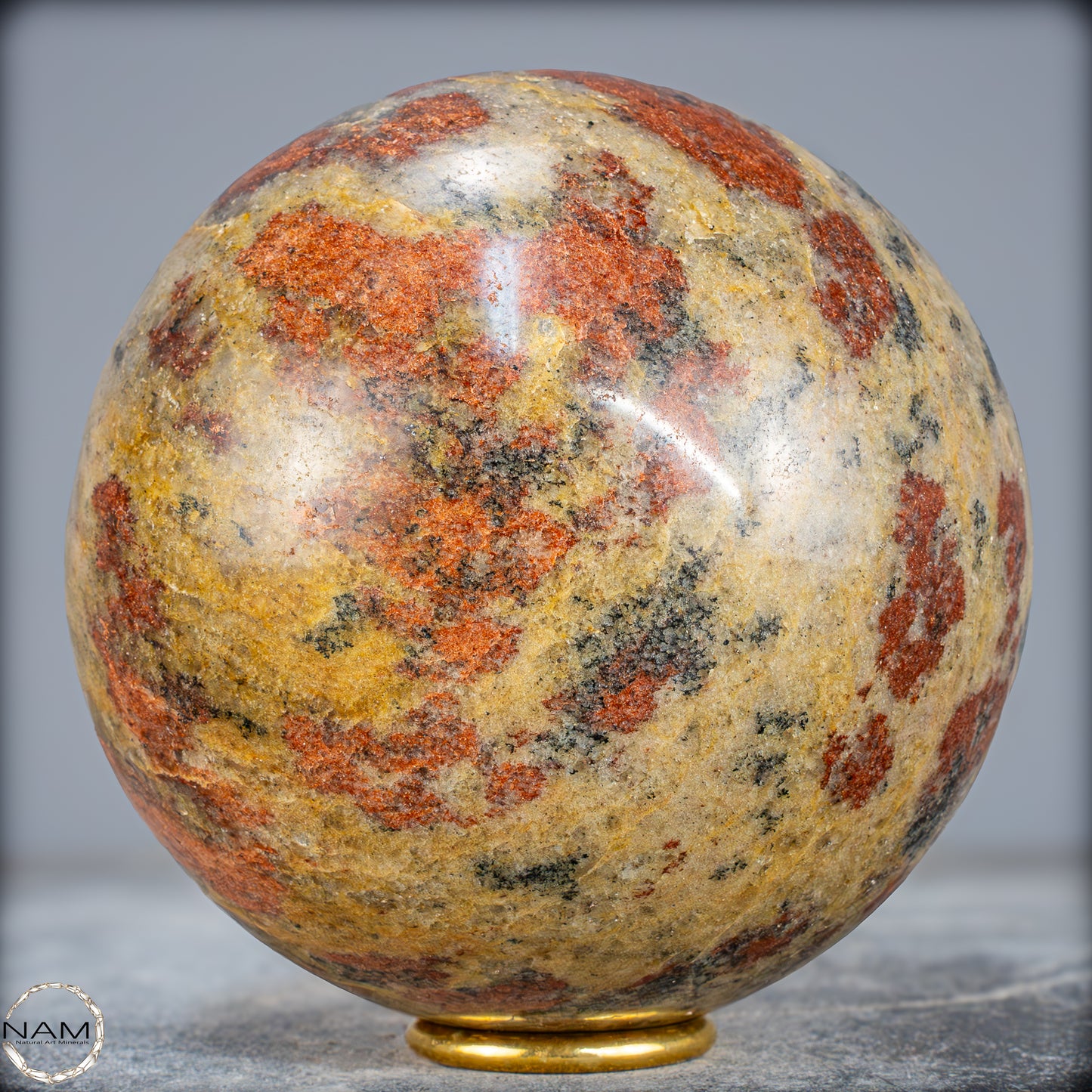 Natürliche Rote Aventurin Kugel aus Madagaskar - 3112,39g - 135mm