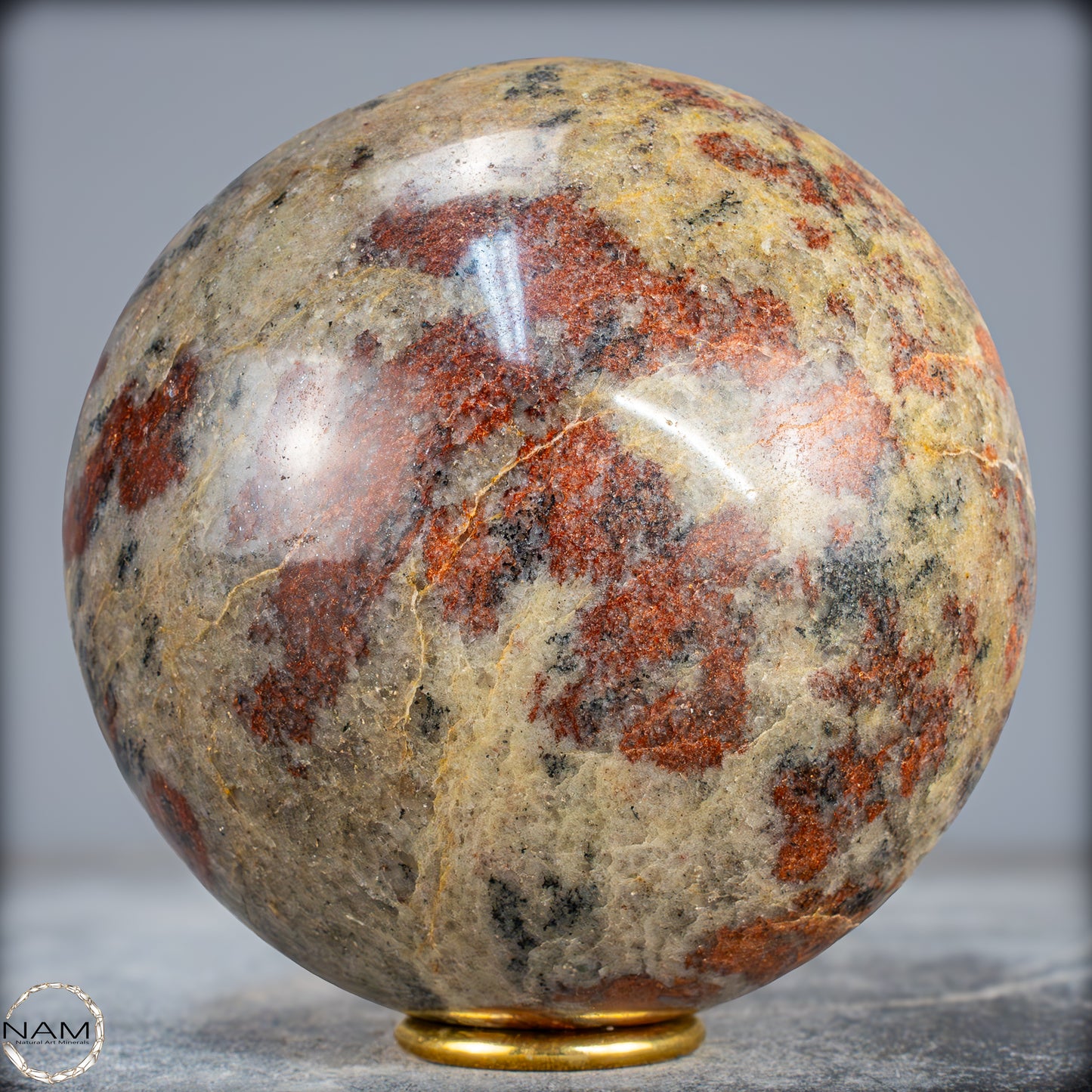 Natürliche Rote Aventurin Kugel aus Madagaskar - 3112,39g - 135mm