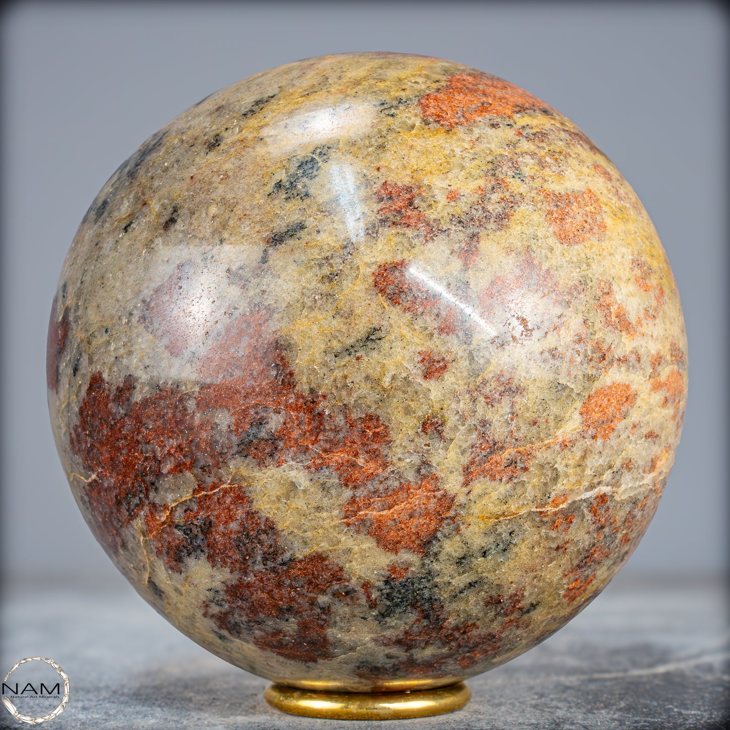 Natürliche Rote Aventurin Kugel aus Madagaskar - 3112,39g - 135mm