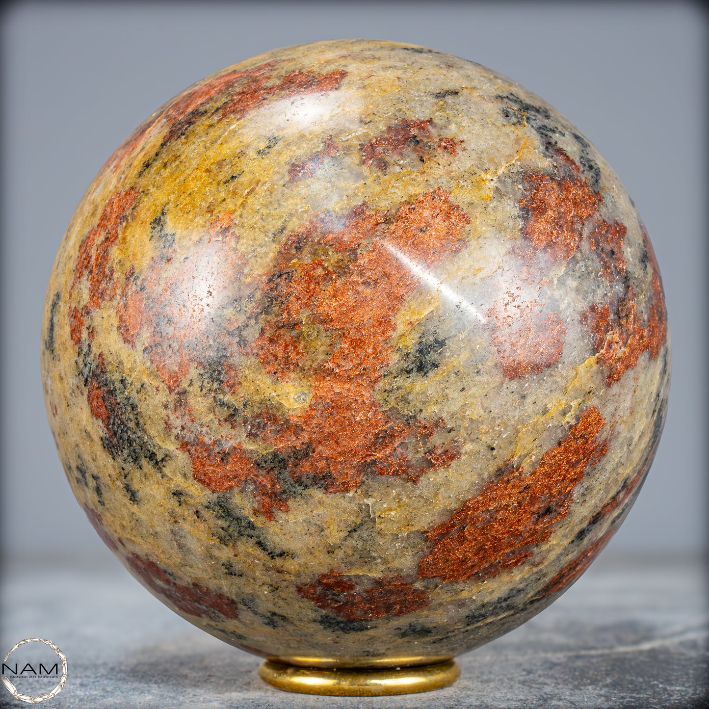 Natürliche Rote Aventurin Kugel aus Madagaskar - 3112,39g - 135mm