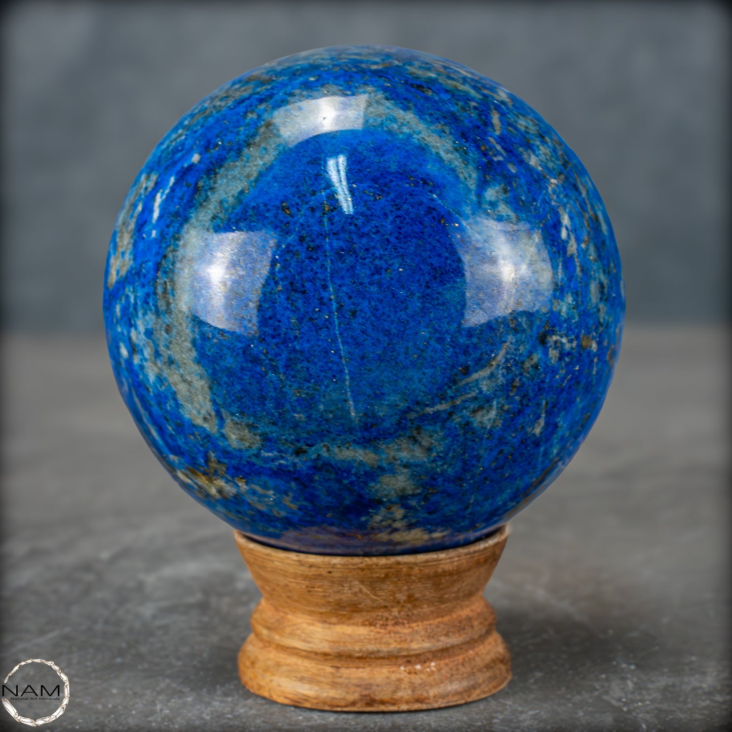 Natürliche Lapislazuli-Kristall-Kugel - 775,72g - 80mm