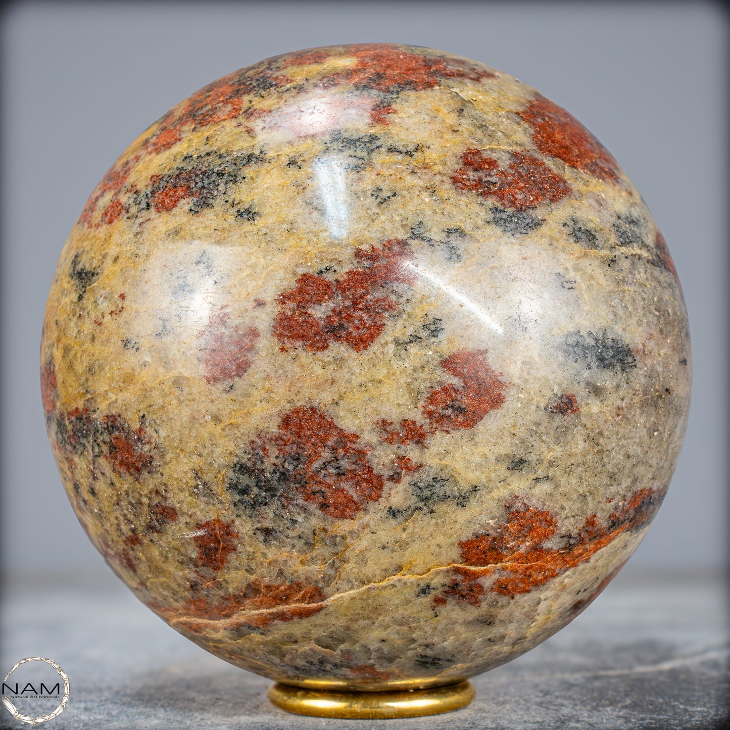 Natürliche Rote Aventurin Kugel aus Madagaskar - 3112,39g - 135mm