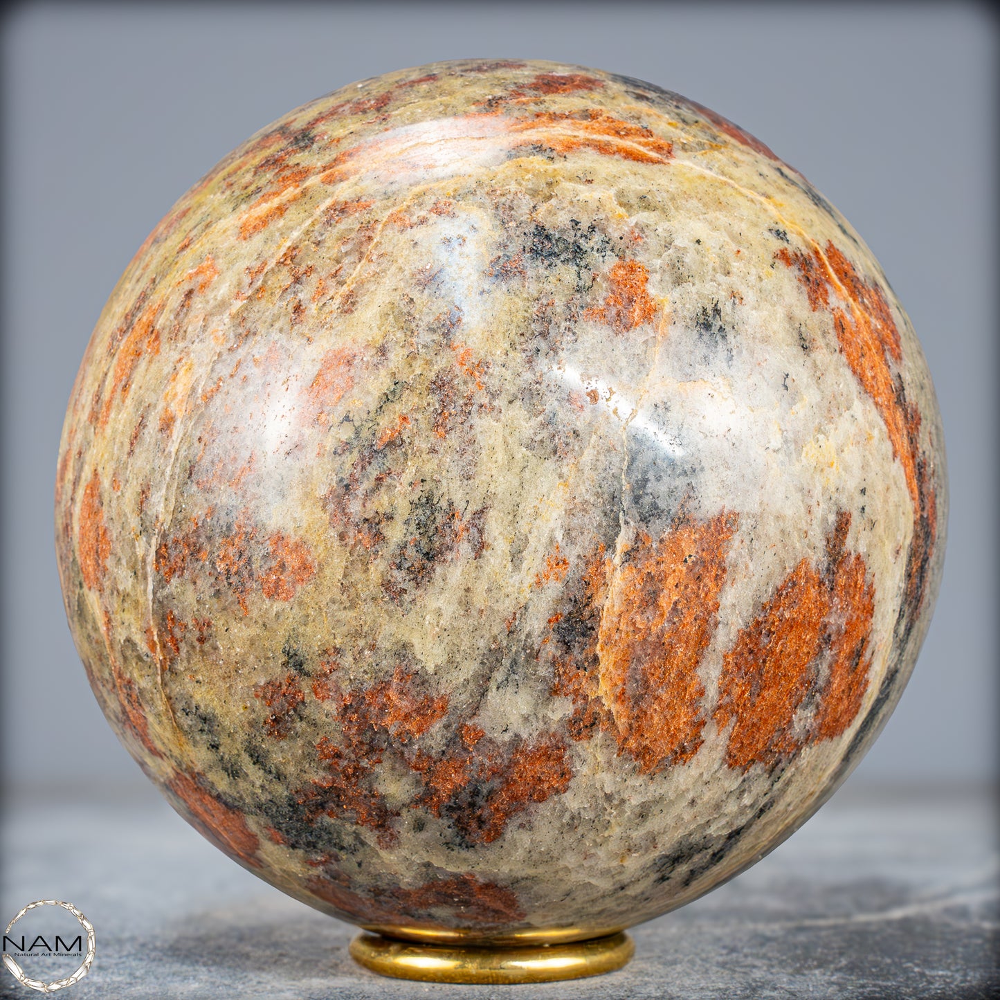 Natürliche Rote Aventurin Kugel aus Madagaskar - 3112,39g - 135mm