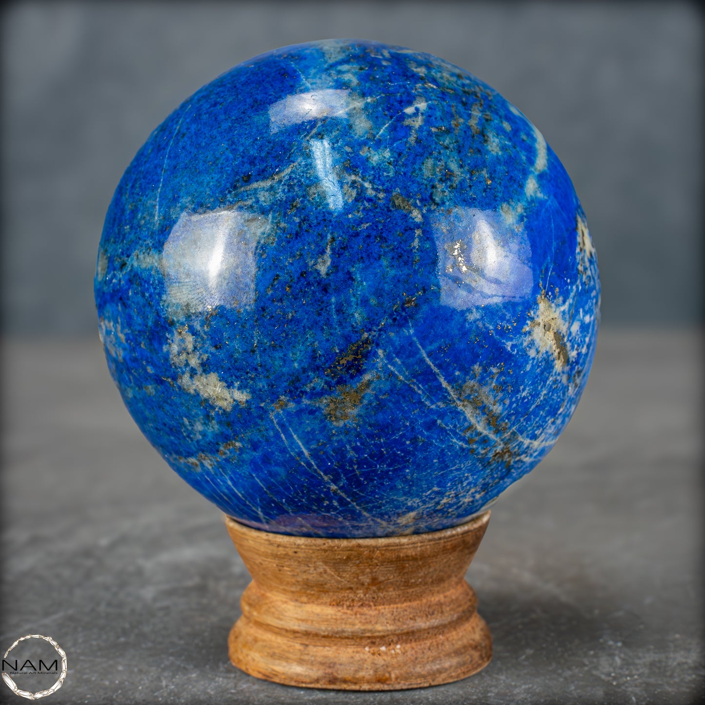 Natürliche Lapislazuli-Kristall-Kugel - 775,72g - 80mm