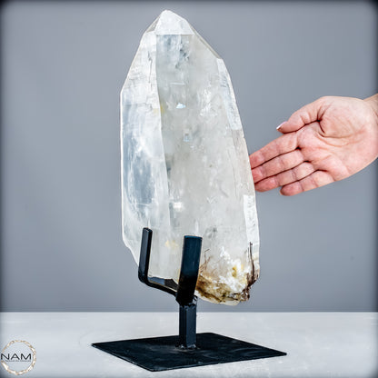 Natürlicher Lumerische Quartz Kristall Phantom auf Ständer - 8065,14g