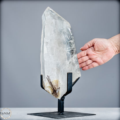 Natürlicher Lumerische Quartz Kristall Phantom auf Ständer - 8065,14g