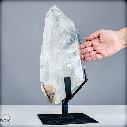 Natürlicher Lumerische Quartz Kristall Phantom auf Ständer - 8065,14g