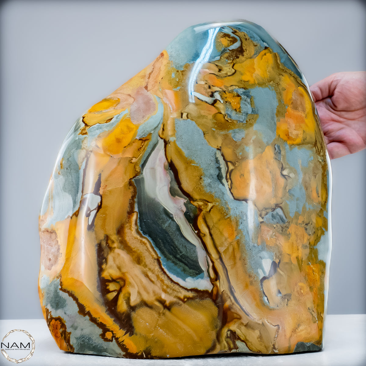 Natürliche Polychrome Jaspis Kristall-Freiform XXL - 21460,31g