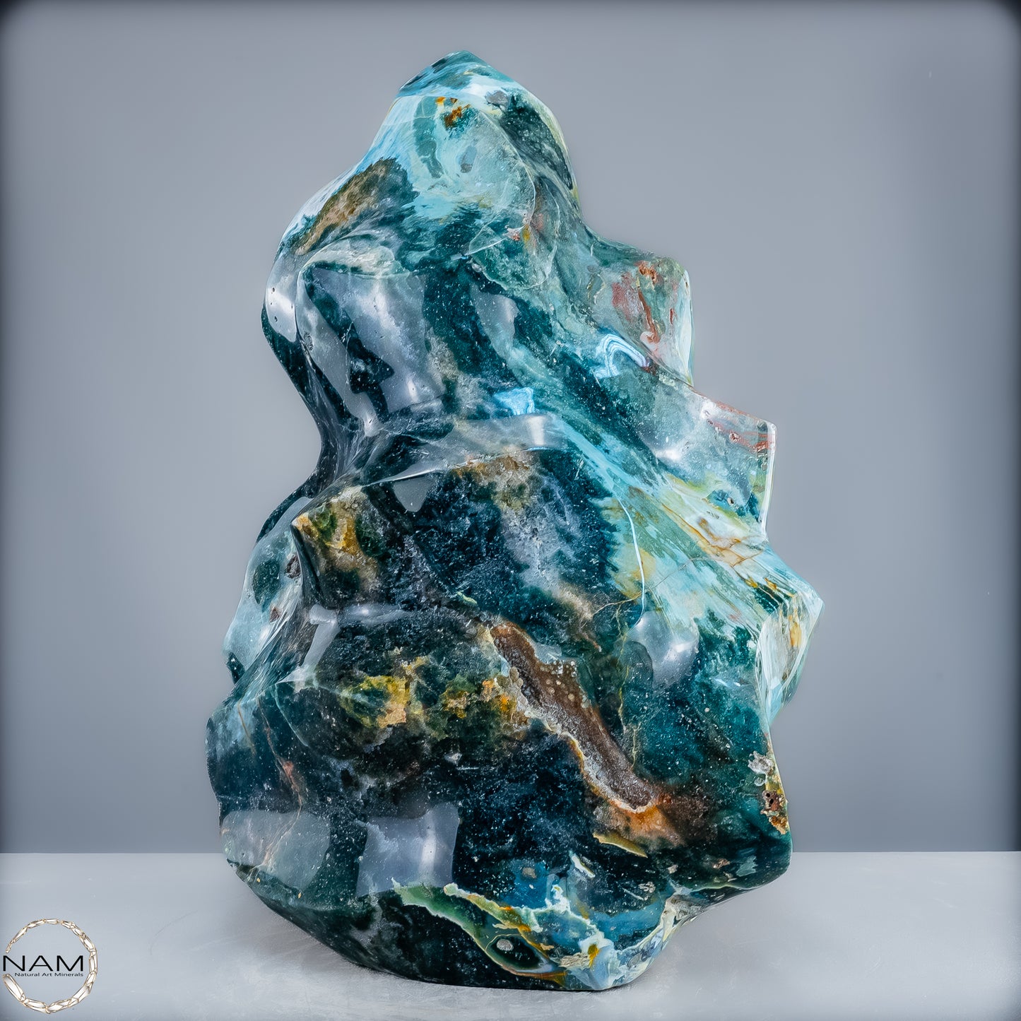 Sehr Große Natürliche Achat Kristall-Flamme - 43405,18g