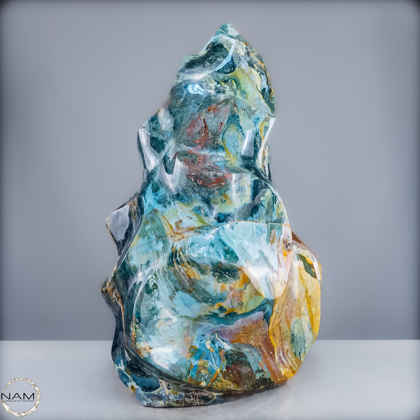 Sehr Große Natürliche Achat Kristall-Flamme - 43405,18g