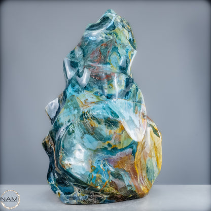 Sehr Große Natürliche Achat Kristall-Flamme - 43405,18g