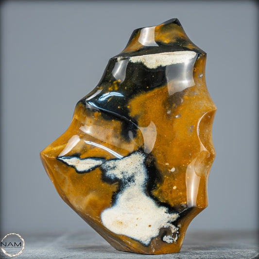 Natürliche Jaspis-Chalcedon Kristallflamme - 3140,32g