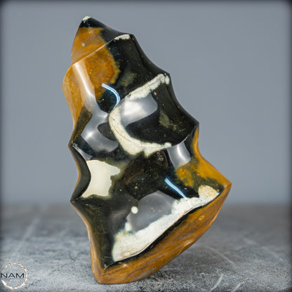 Natürliche Jaspis-Chalcedon Kristallflamme - 3140,32g