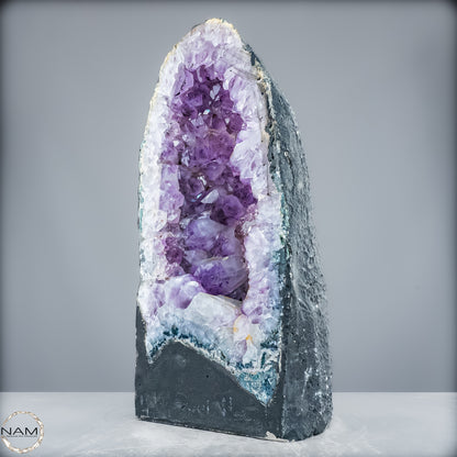 Amethyst-Druse mit Calcit – Ein Meisterwerk der Natur aus Uruguay – 16008,42g
