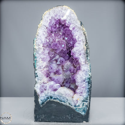 Amethyst-Druse mit Calcit – Ein Meisterwerk der Natur aus Uruguay – 16008,42g