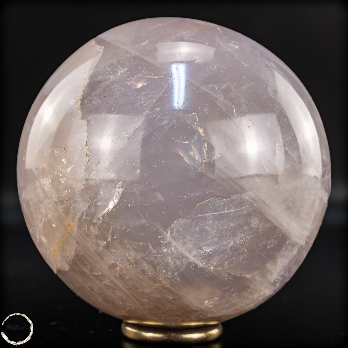 Natürliche Lila-Lavendel-Rosenquarz Kugel aus Brasilien - 772,09g