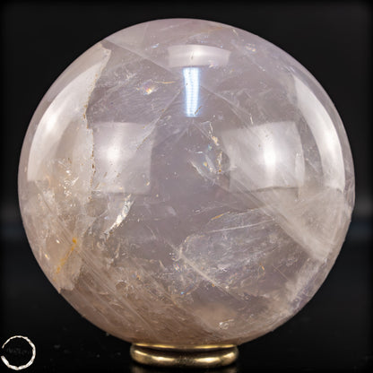 Natürliche Lila-Lavendel-Rosenquarz Kugel aus Brasilien - 772,09g