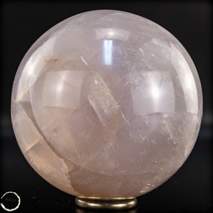 Natürliche Lila-Lavendel-Rosenquarz Kugel aus Brasilien - 772,09g