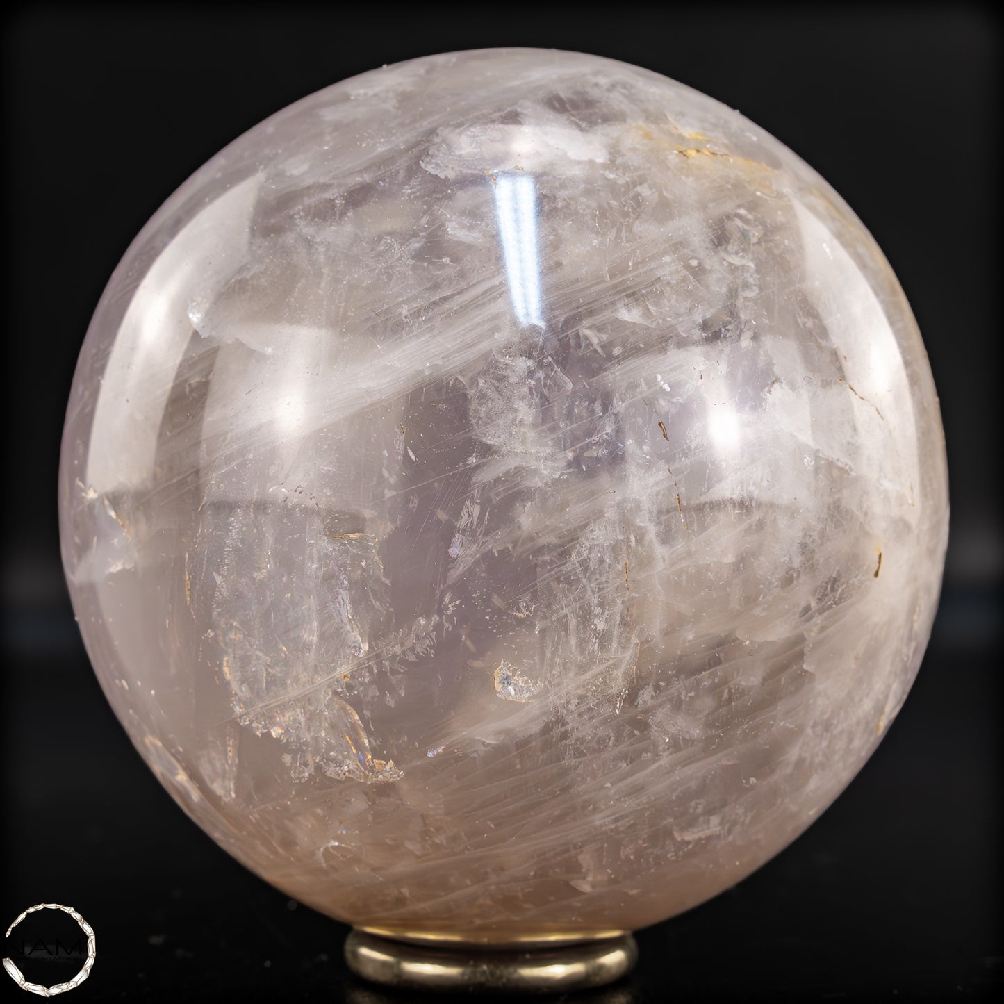 Natürliche Lila-Lavendel-Rosenquarz Kugel aus Brasilien - 772,09g