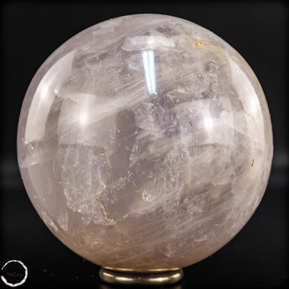 Natürliche Lila-Lavendel-Rosenquarz Kugel aus Brasilien - 772,09g